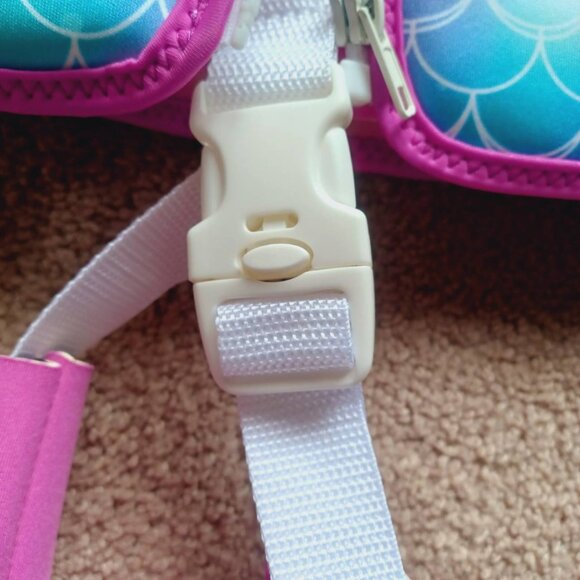 Oshyle Neoprene Mermaid Swim Vest for Kids Adjustable‎ Safety Straps Toddler - Picture 5 of 9